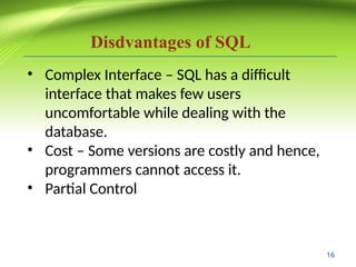 structure query language with DATABASE MANAGEMENT | PPT