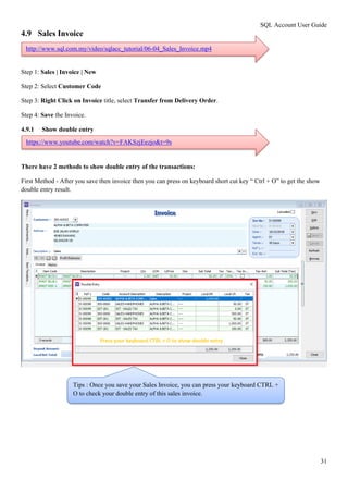 Sql account-user-manual | PDF