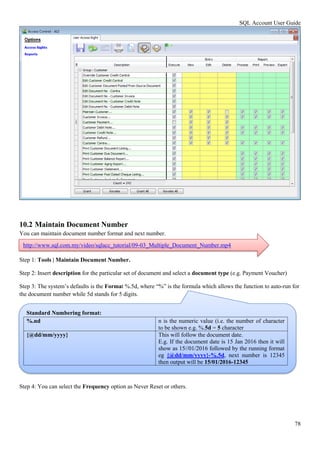 Sql account-user-manual | PDF