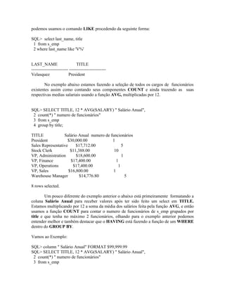 Sql   apostila de sql