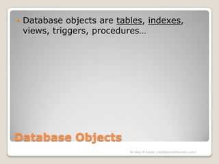 Practical MS SQL Introduction | PPTX