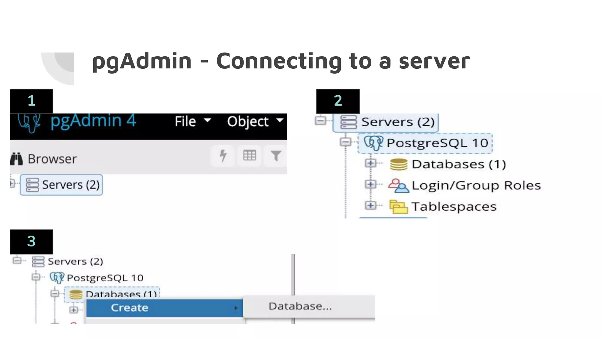 pgAdmin - Connecting to a server
21
3
 