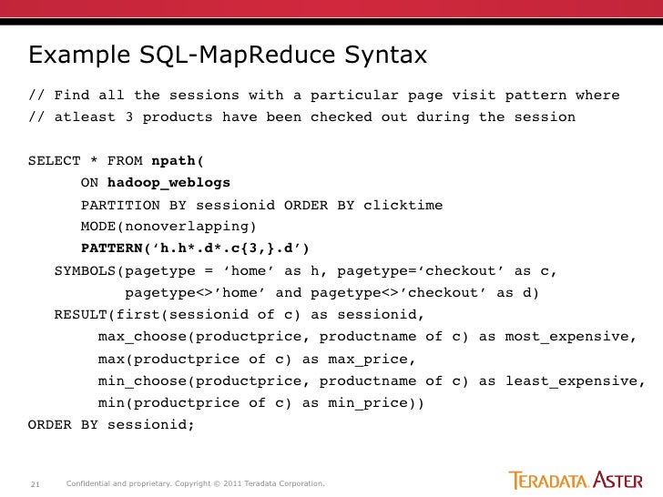 Example SQL Syntax – Remote