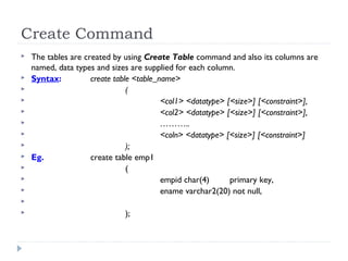PHP mysql Sql | PPT