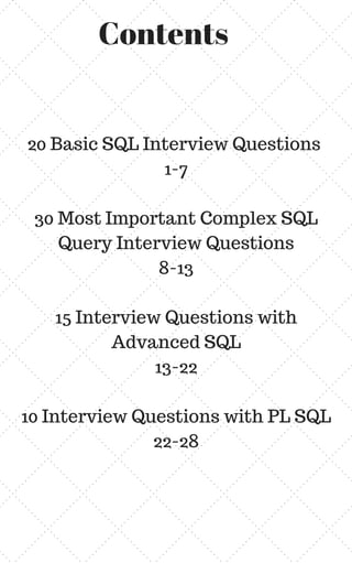 Sql interview-book | PDF