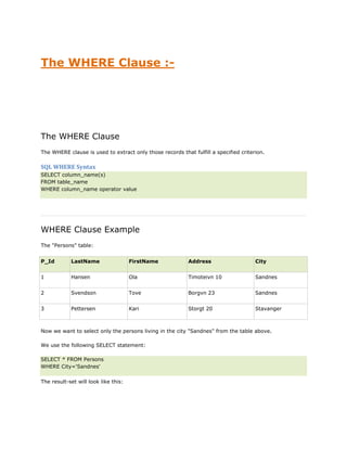 Sql intro | DOCX | Databases | Computer Software and Applications