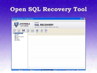 Open SQL Recovery Tool
 