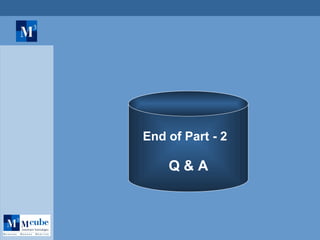 End of Part - 2  Q & A 