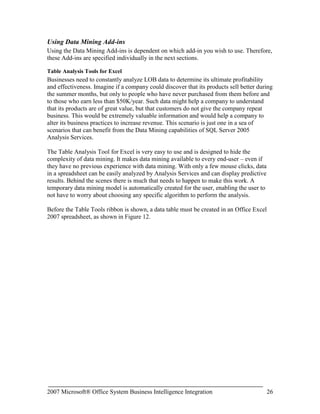 Manage Parameters – Reporting Services functionality to manage the values and prompts for all parameters passed into the report. Parameters are a way to limit the data that is displayed in a report. For example, a report parameter named Year can be specified to limit the report data to the selected year when the report is run.