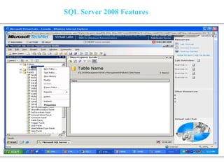 SQL Server 2008 Features 