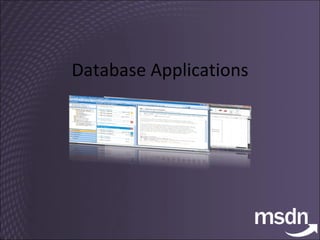 Database Applications 