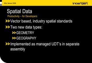 SQL Server 2008 Highlights