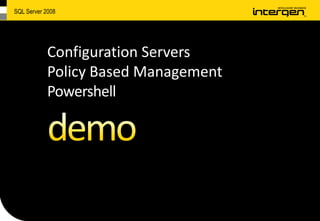 SQL Server 2008 Highlights