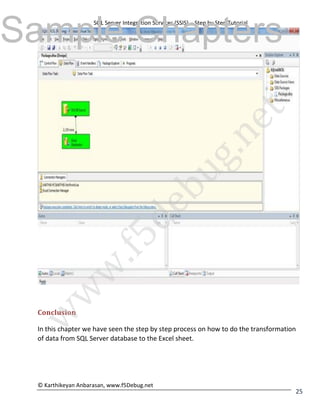 Sql server-integration-services-ssis-step-by-step-sample-chapters | PDF