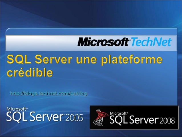 http://blogs.technet.com/patricghttp://blogs.technet.com/patricg
 