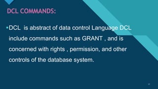 SQL-SHORT-NOTES.pptx | Databases | Computer Software and Applications