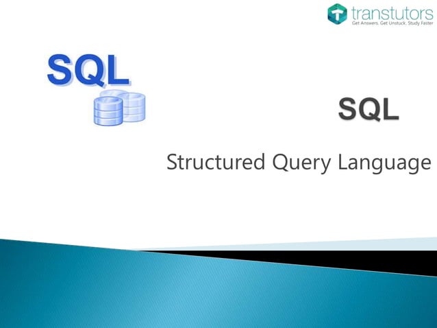 SQL | Computer Science | PPT