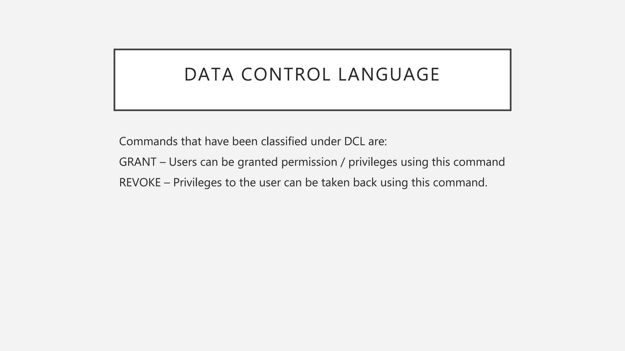 SQL: Structured Query Language | PPT