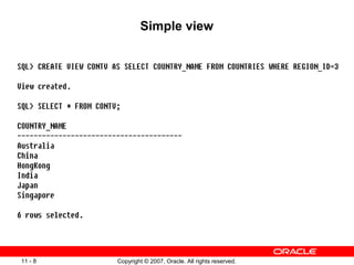 Sql views | PPT