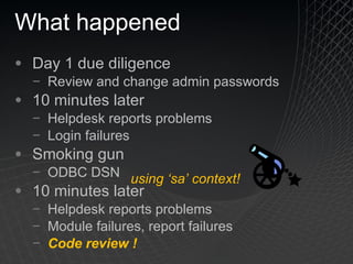 SQL Server 2008 Security Overview | PPT