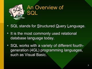 SQL | PPT
