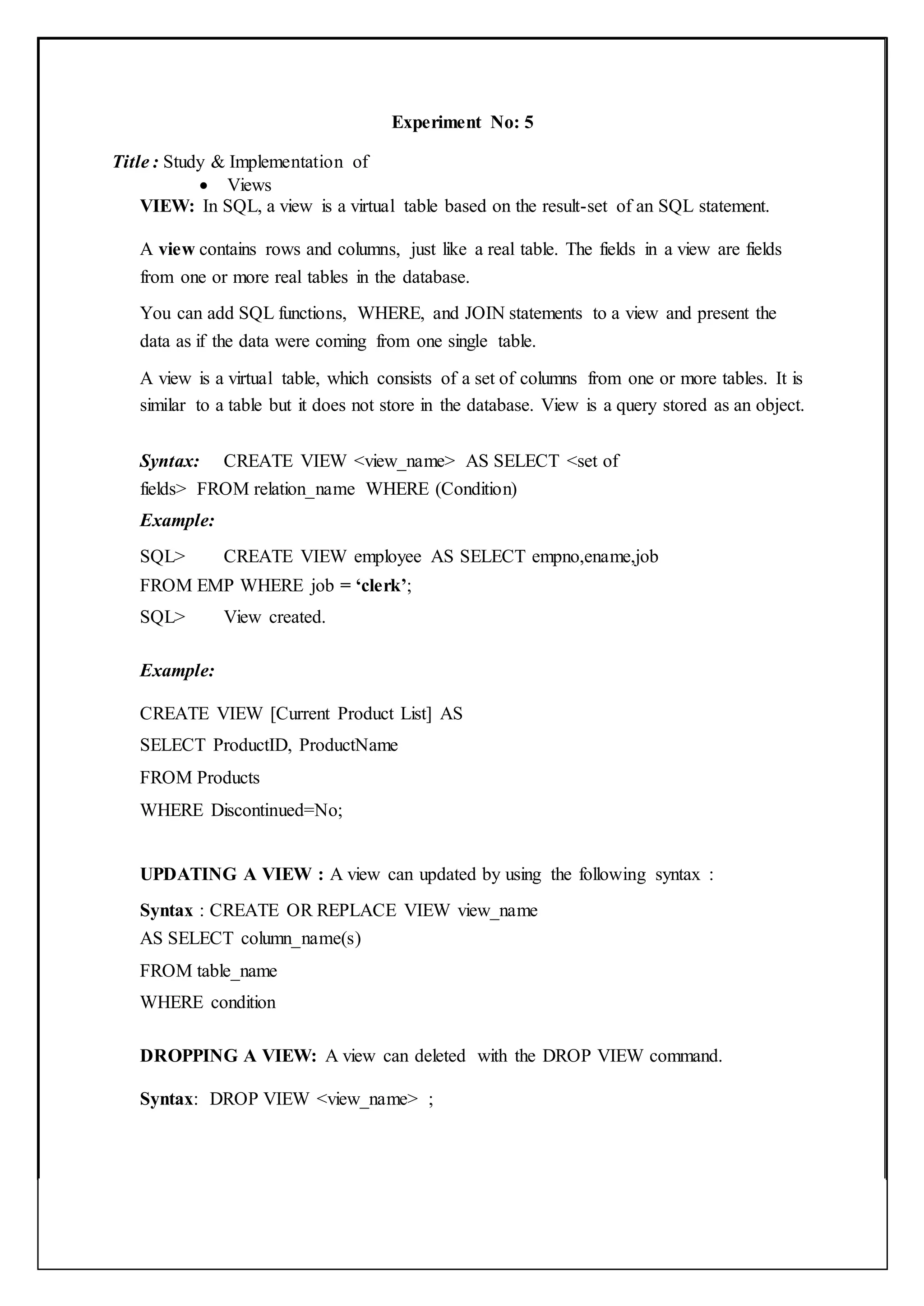 Database Management Lab Sql Queries Pdf Database Management Lab Sql Queries Pdf
