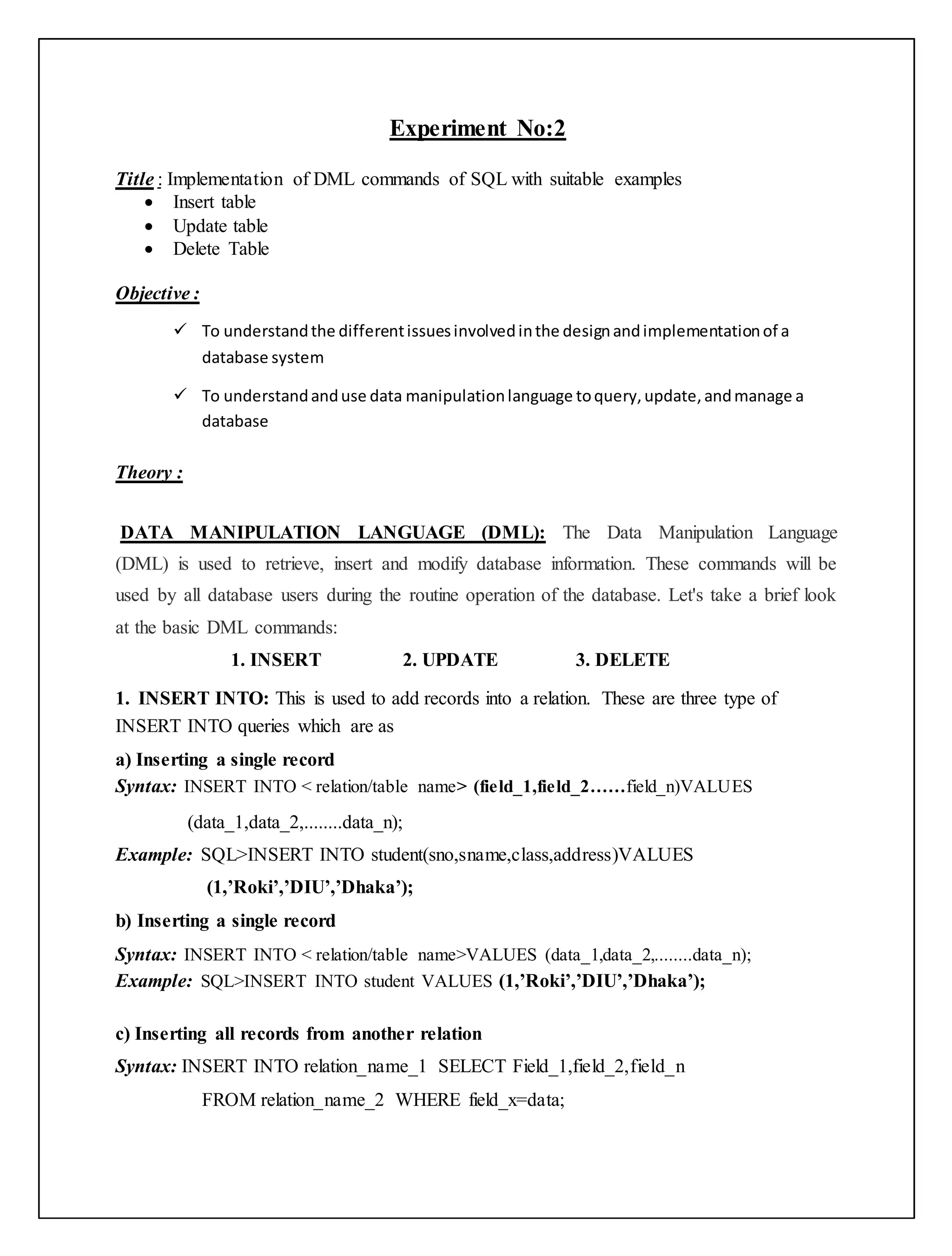Database Management Lab Sql Queries Pdf Database Management Lab Sql Queries Pdf