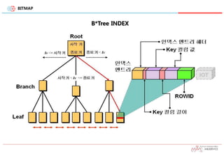 BITMAP
B*Tree INDEX
 