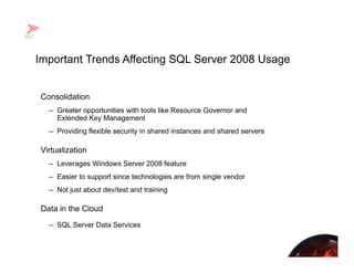SQL Server 2008 Migration | PPT