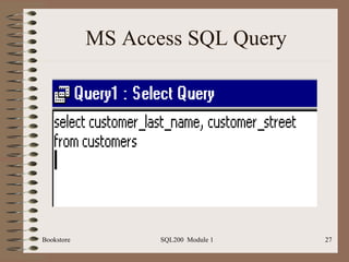 MS Access SQL Query 