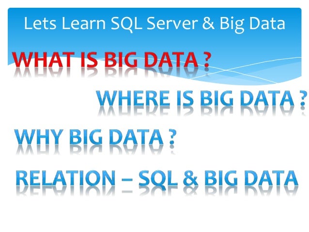 Introduction To SQL Server 2014