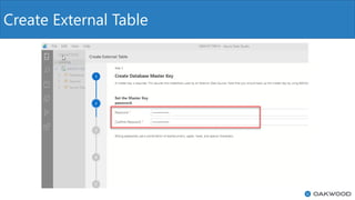 Create External Table
 