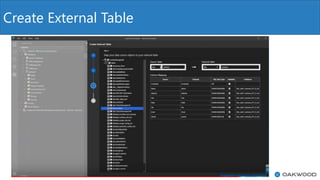 Create External Table
 