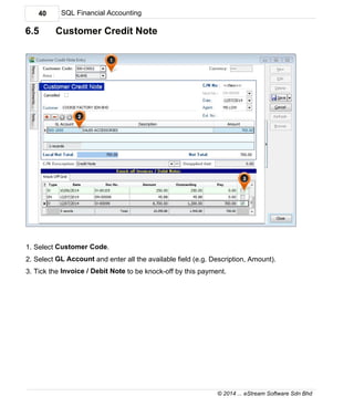SQL Accounting Software User Manual | PDF