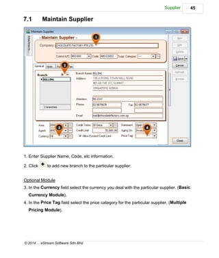 SQL Accounting Software User Manual | PDF