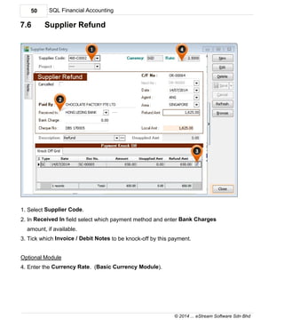 SQL Accounting Software User Manual | PDF
