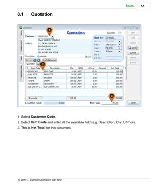 SQL Accounting Software User Manual | PDF