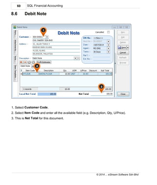 SQL Accounting Software User Manual | PDF