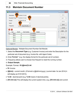 SQL Accounting Software User Manual | PDF