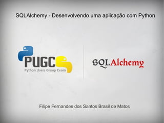 SQLAlchemy - Desenvolvendo uma aplicação com Python




        Filipe Fernandes dos Santos Brasil de Matos
 