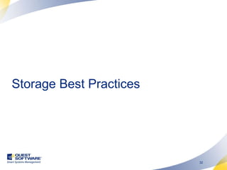 Storage Best Practices 