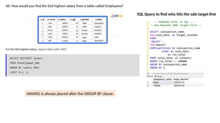 SQL and Stored Procedures question which are asked in Interviews | PPTX