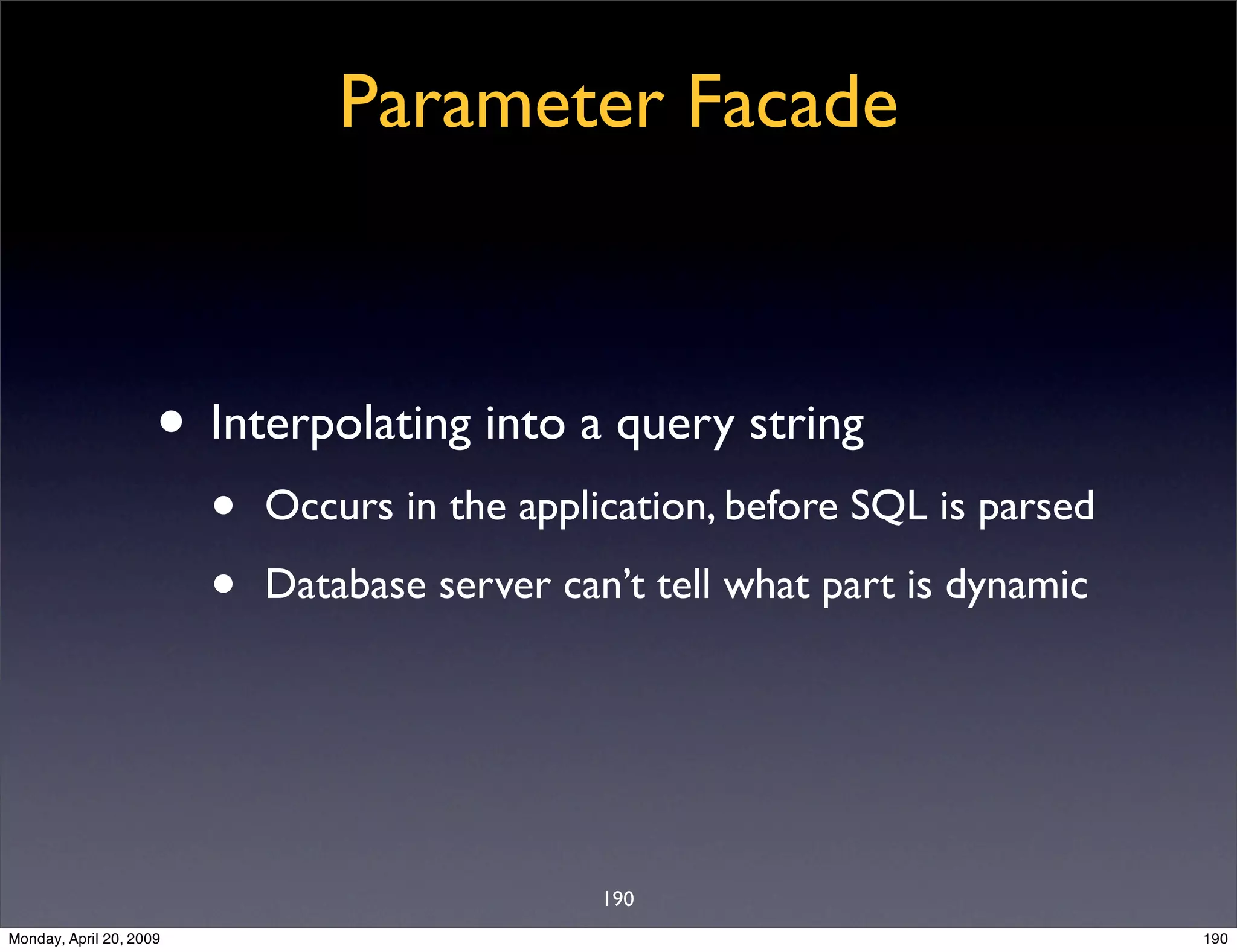 Sql Antipatterns Strike Back