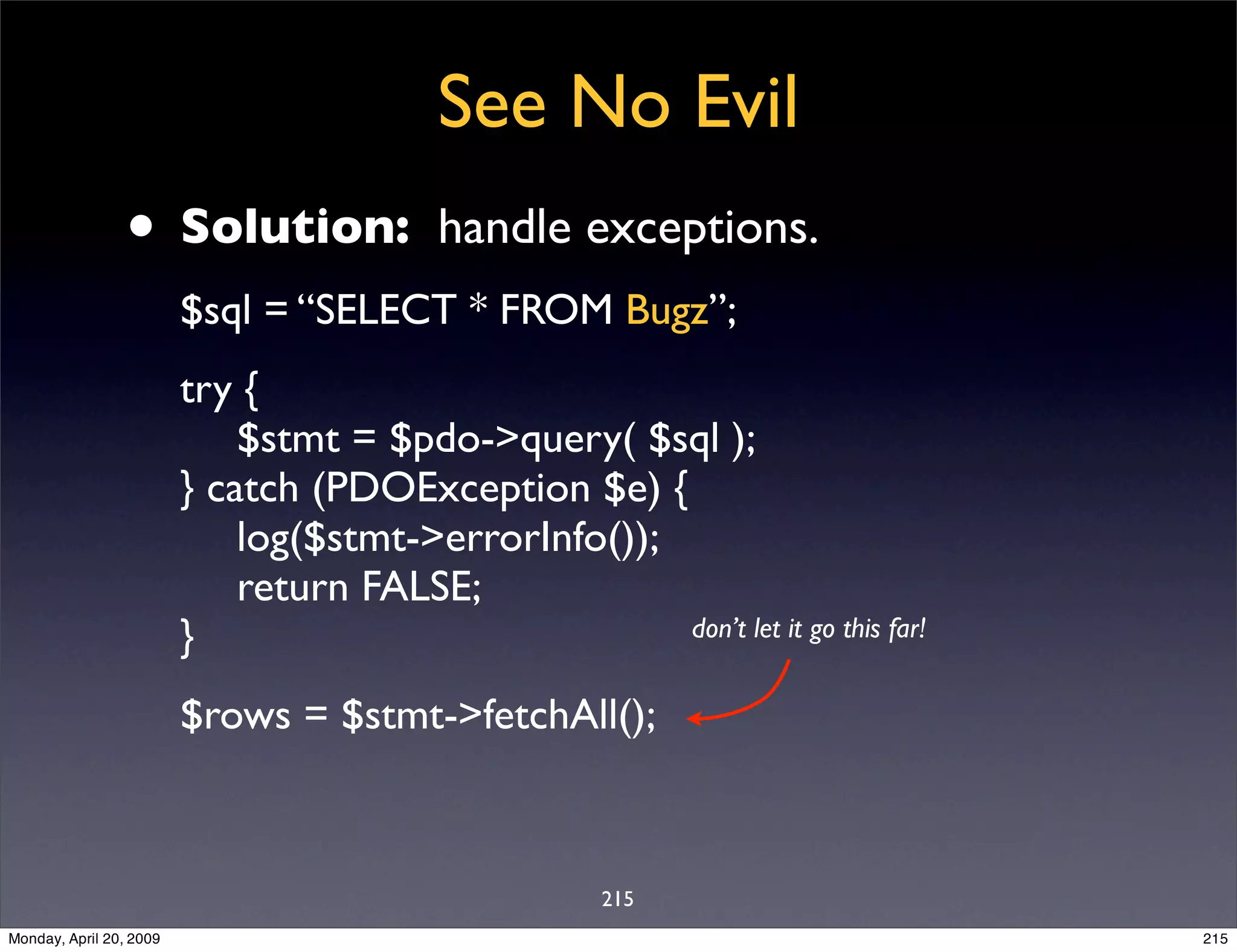 Sql Antipatterns Strike Back
