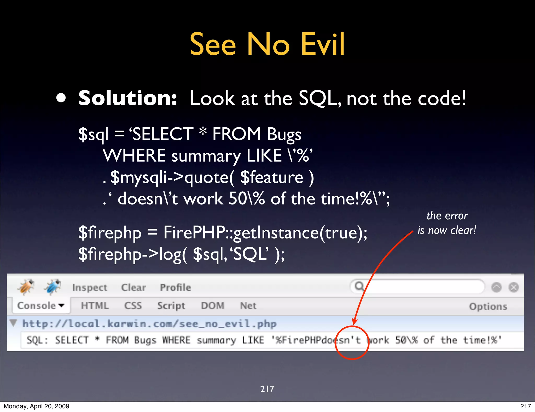 Sql Antipatterns Strike Back