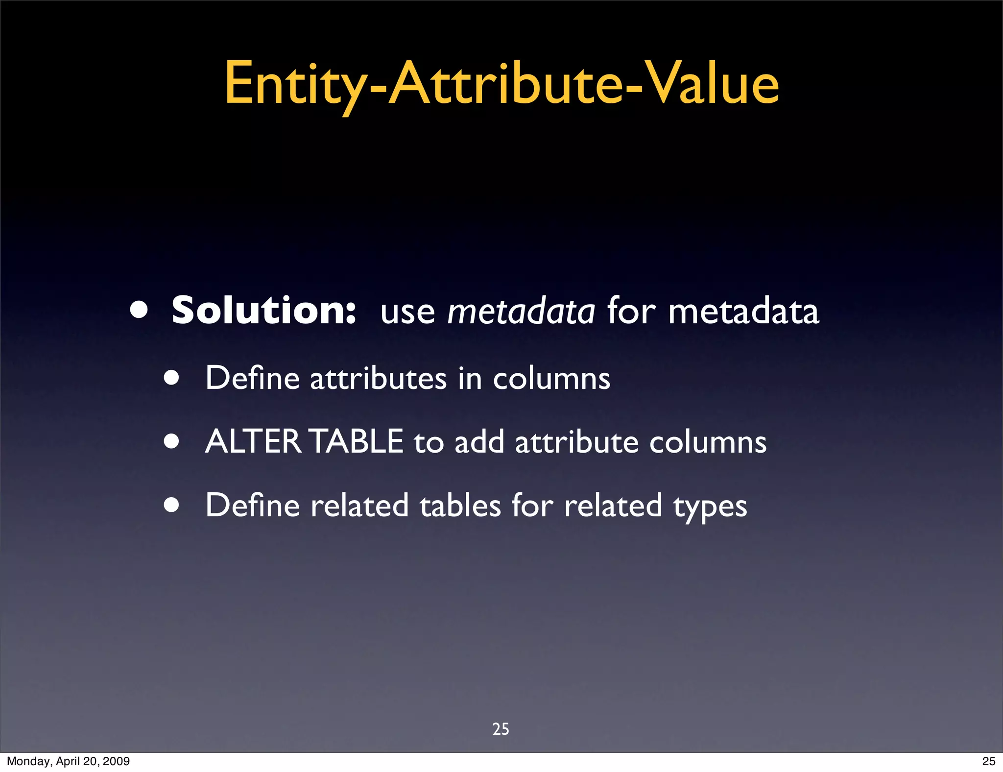 Sql Antipatterns Strike Back