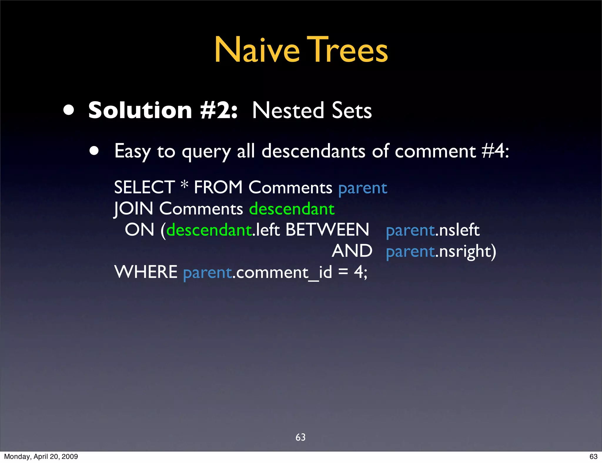 Sql Antipatterns Strike Back