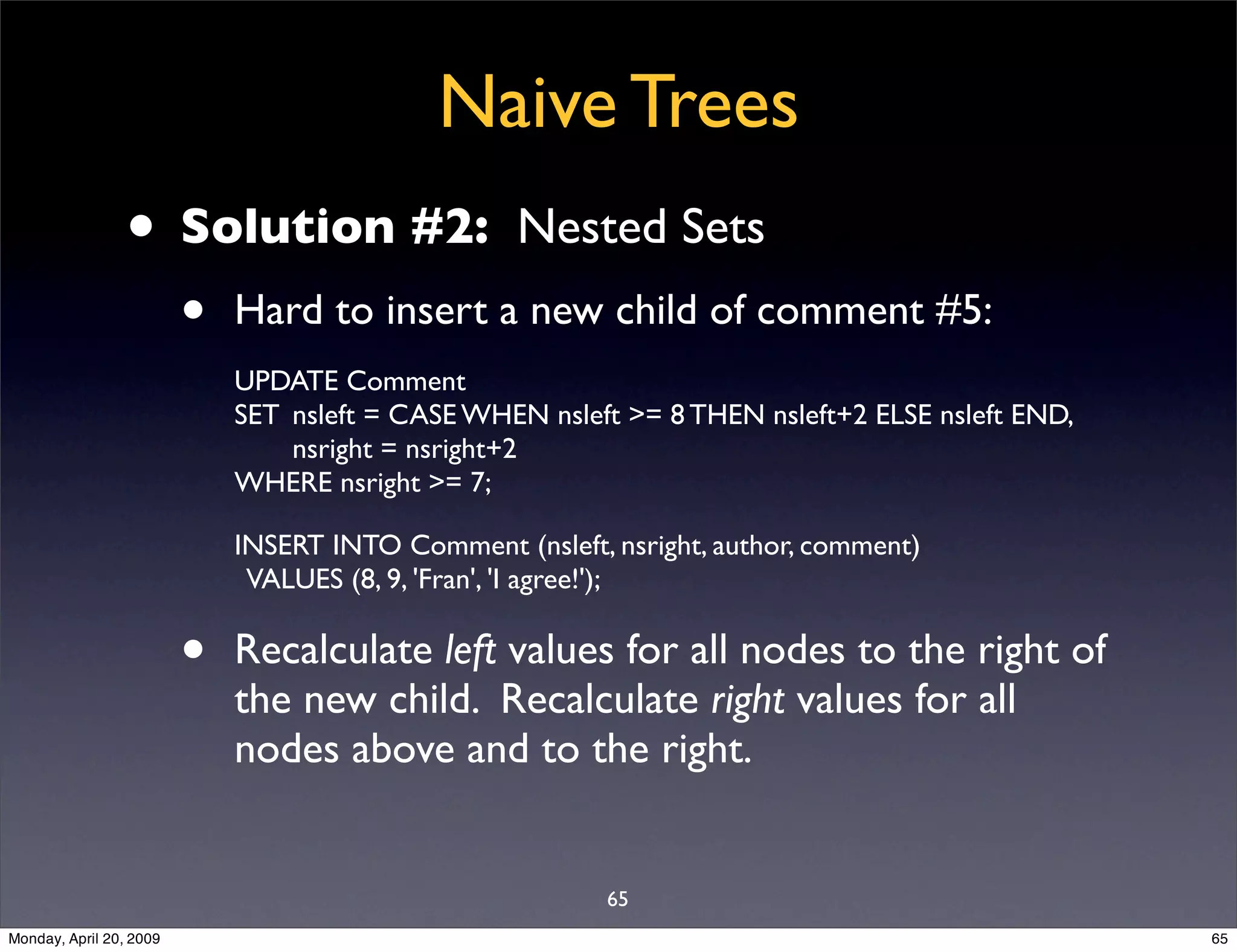 Sql Antipatterns Strike Back