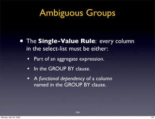 Sql Antipatterns Strike Back