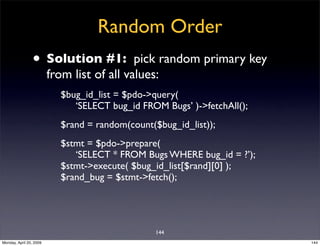 Sql Antipatterns Strike Back